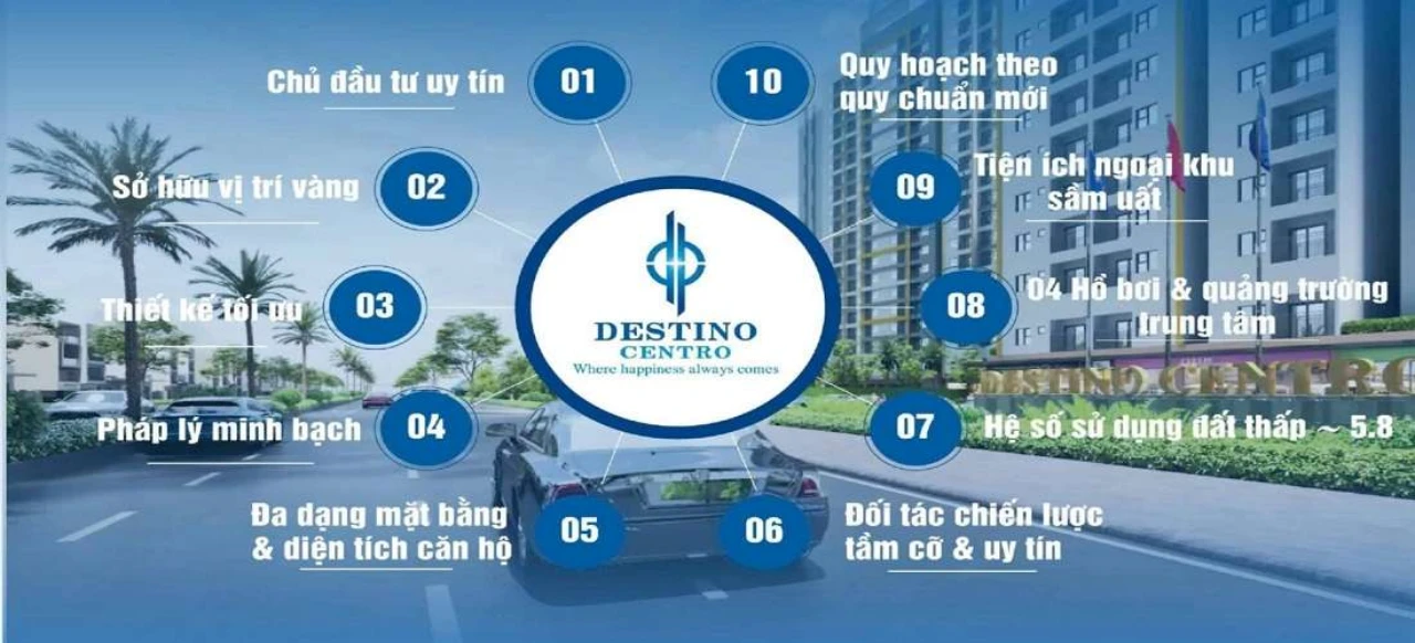 Các yếu tố ảnh hưởng đến giá bán căn hộ Destino Centro