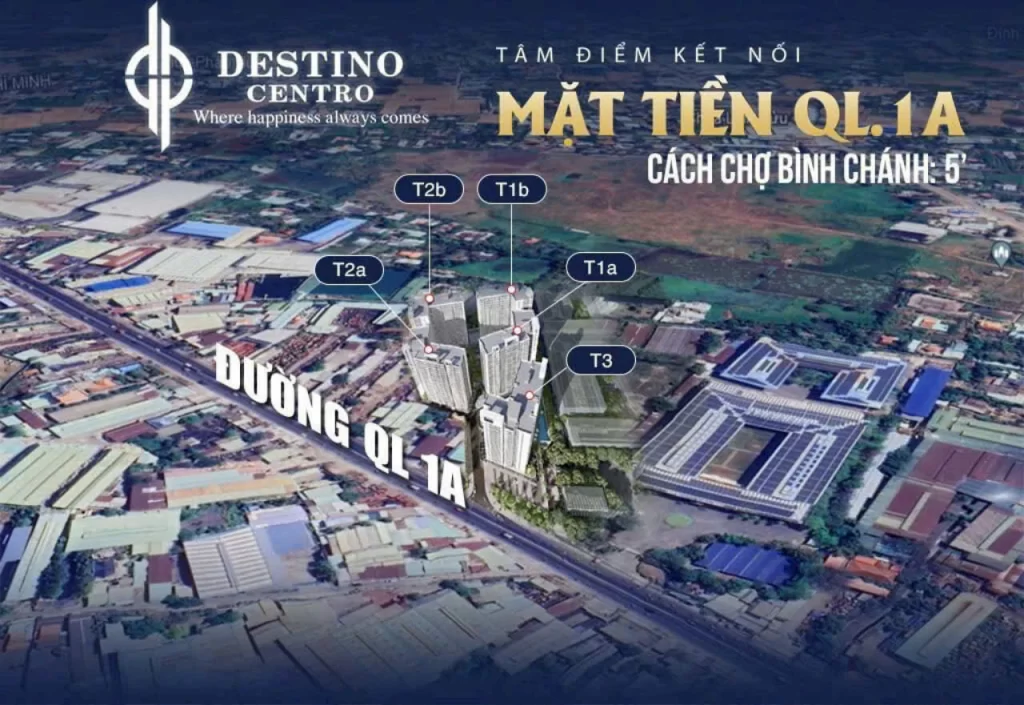 Destino Centro nằm trong khu vực đang được đầu tư mạnh mẽ về hạ tầng