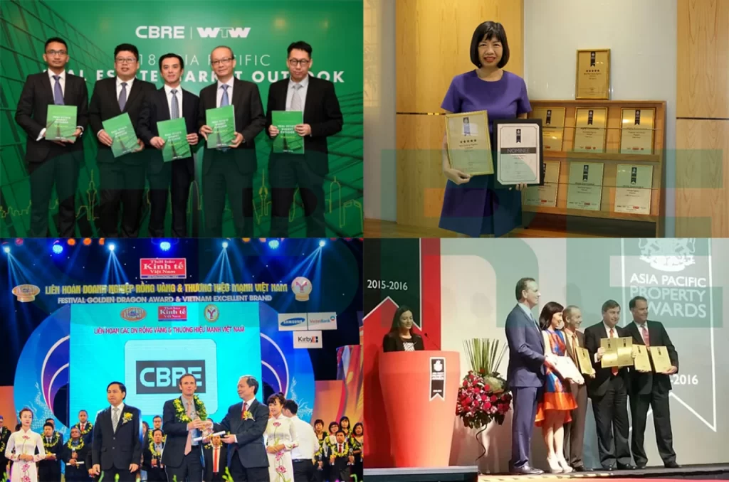 Những giải thưởng của CBRE Việt Nam